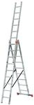 Krause Tribilo 129673 Aluminium Multifunktionsleiter inkl. Traverse Arbeitsh&ouml;he