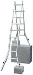 Krause TeleVario Teleskop Gelenkleiter 4x4 o 4x5 Sprossen Norm EN 131-1,