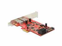 SATA3 PCIe Delock Compatible U3S6 USB3/SATA3