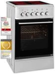 Exquisit ECM 8-4.1 BZ Inox Elektro-Standherd - Ceranherd mit Umluft