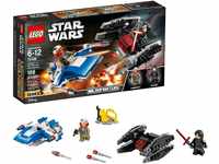 LEGO 75196 Star Wars A-Wing™ vs. TIE Silencer™ Microfighters