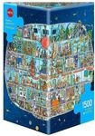 HEYE 29841 Spaceship Triangular 1500 Teile, Mattias Adolfsson, White