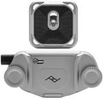 Peak Design Capture Clip v3 Silver inkl. Standard Plate Kameraclip zum Tragen...