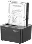 Xystec Festplattendock: USB-3.0-Dockingstation f&uuml;r SATA-Festplatten & -SSDs, mit