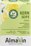 AlmaWin&reg; Kernseife mit zartem Zitronenduft [100g] - St&uuml;ckseife f&uuml;r sanfte