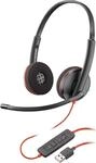 Plantronics 209745-101 Blackwire UC-Kopfh&ouml;rer C3220, unisex Schwarz