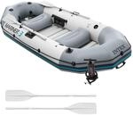 Intex Mariner 3 Inflatable Dinghy 3 Man Boat with Aluminium Oars and Pump