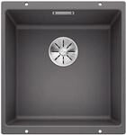 BLANCO SUBLINE 400-U | Granitsp&uuml;le aus SILGRANIT felsgrau | Einbauart:...