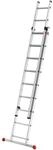Hailo S80 ProfiStep Duo Alu-Schiebeleiter - 2 x 9 Sprossen belastbar bis 150 kg -
