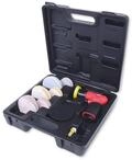 KS Tools Mini Druckluft Exzenterschleifer Satz 515.5110 63-tlg.I Druckluftschleifer