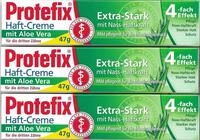 Protefix Extra-Stark Aloe Vera Haftcreme 47g 3er Pack (3x 47g)