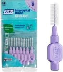 TePe Interdentalb&uuml;rste, Extra Soft, Lila, 1,1 mm/ISO 6, 8 Stk., Plaque-Entfernung,
