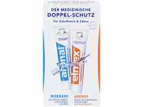 aronal und elmex Zahnpasta Doppelschutz, 2 x 12 ml - Zahncreme für Zahnfleisch...