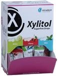 miradent Xylitol Drops Sch&uuml;ttbox 100 St. | 3 Geschmacksrichtungen | vegane Xylit