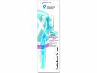miradent Protho Brush® De Luxe blau Prothesenbürste 1 St. | zwei Größen an
