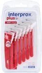 INTERPROX Plus Mini konische Interdentalb&uuml;rsten, Rot, 6 St&uuml;ck