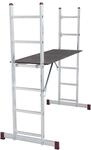 KRAUSE Corda Alu Leiterger&uuml;st 2x6 o 2x7 Sprossen Leitern Ger&uuml;st EN 131-1,