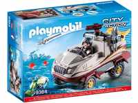 PLAYMOBIL City Action 9364 Amphibienfahrzeug mit Unterwassermotor, Ab 5 Jahren