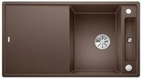 BLANCO AXIA III 5 S | Granitsp&uuml;le aus SILGRANIT cafe | mit Holzschneidbrett 