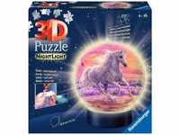 Ravensburger 3D Puzzle 11843 - Nachtlicht Puzzle-Ball Pferde am Strand - 72 Teile -