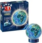 Ravensburger 3D Puzzle 11844 - Nachtlicht Erde bei Nacht - Puzzle-Ball...
