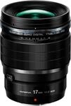 Olympus M.Zuiko Digital ED 17mm F1.2 PRO Objektiv, lichtstarke Festbrennweite,