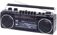 Trevi RR 501 BT Stereo Boombox tragbar Bluetooth, USB, SD, MP3, Schwarz