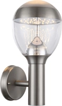 GLOBO LED Au&szlig;enwandleuchte CALLISTO Edelstahl