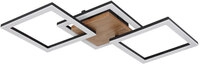 GLOBO LED Deckenlampe KERRY 66 x 31 cm Holzoptik