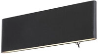 GLOBO LED Wandleuchte SIEGFRIED 22 cm graphit