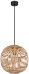 GLOBO Retrofit Pendelleuchte HILDEGARD 30 cm Bambus