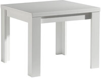 Esstisch ELLA 80-136 x&nbsp;80 cm Melamin wei&szlig;
