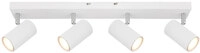 GLOBO Retrofit Deckenlampe mit 4 Spots ROBBY 56 cm wei&szlig;