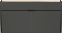 Mehrzweckschrank DAVID 110 x 57 cm Graphit/Braun