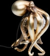 KARE DESIGN Tischleuchte ANIMAL OCTOPUS 25 x 34 cm goldfarbig