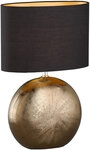 FISCHER & HONSEL Retrofit Tischlampe FORO 53 cm schwarz/ messingfarbig