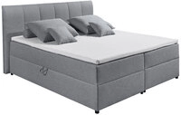 Boxspringbett GRAZIA 180 x 200 cm grau