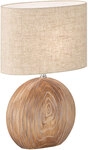 FISCHER & HONSEL Retrofit Tischlampe TOBSE 53 cm holzfarbig