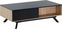 Couchtisch 110 x 60 x 38 cm Braun / Schwarz