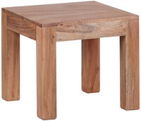 Beistelltisch 45 x 45 cm Akazie massiv braun