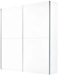 Schwebet&uuml;renschrank TIMO 195 x 170 x 59 cm Dekorfolie wei&szlig;