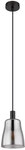 GLOBO Retrofit Pendelleuchte GARRI 15 cm schwarz /rauchfarbig