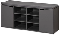KESPER Schuhschrank mit Sitzkissen 103 x 48 x 30,5 cm grau