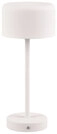 RL Akku LED Tischlampe JEFF 30 cm wei&szlig;