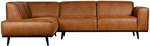 Ecksofa STATEMENT I 210 x 274 cm cognac