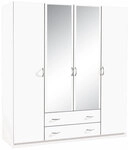 Kleiderschrank CASE 181 x 197 cm wei&szlig;