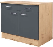 Unterschrank RALPH San Remo Eiche /grau 100 cm
