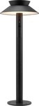 nordlux Wegeleuchte JUSTINA Metall konisch/rund &Oslash; 23 cm 60 cm matt Schwarz