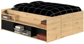Parisot Halbhohes Hochbett TRAVEL braun/schwarz