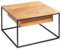 HAUKE HENDRIKS Couchtisch PATRIZIA 70 x 70 cm Eiche massiv